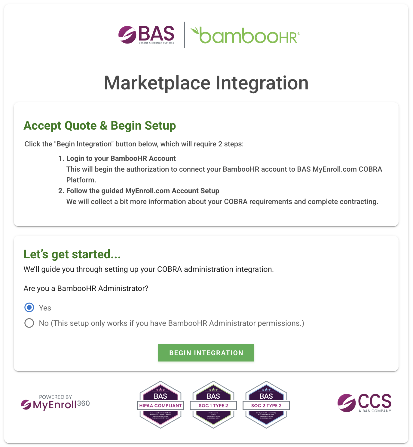 How to Set Up the BAS COBRA Integration with BambooHR – Benefit ...
